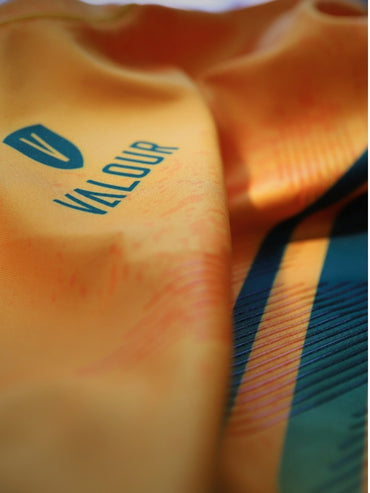 Close detail of Valour garment