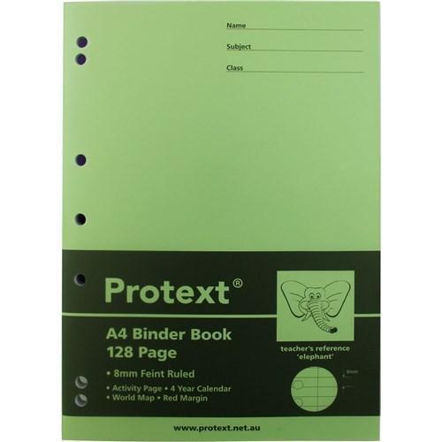 RHAC 128 Page 8mm Feint Ruled A4 Binder Book