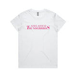 Thunderbirds White Serif Tee