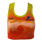 Volleyball NSW Beach Crop Top - Orange