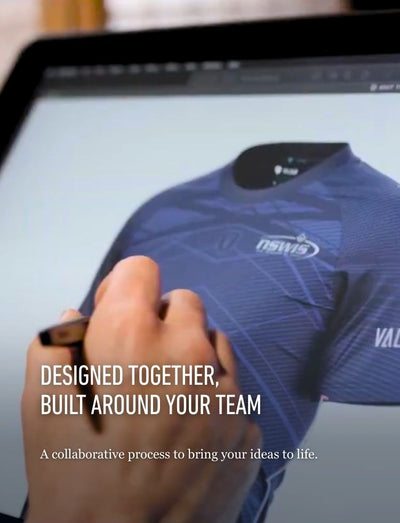 Valour Sport - design your sports gear with us. A collaborative process to bring your ideas to life.