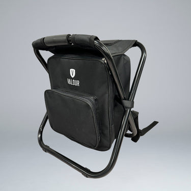 Valour Cooler Bag Chair - Black - Side