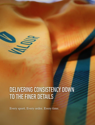 Valour Sport - Custom sportswear. Delivering consistency down to the finer details. 
