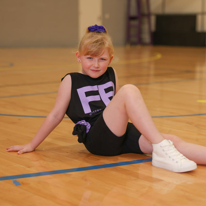 Queensland Firebirds Family Black Tank