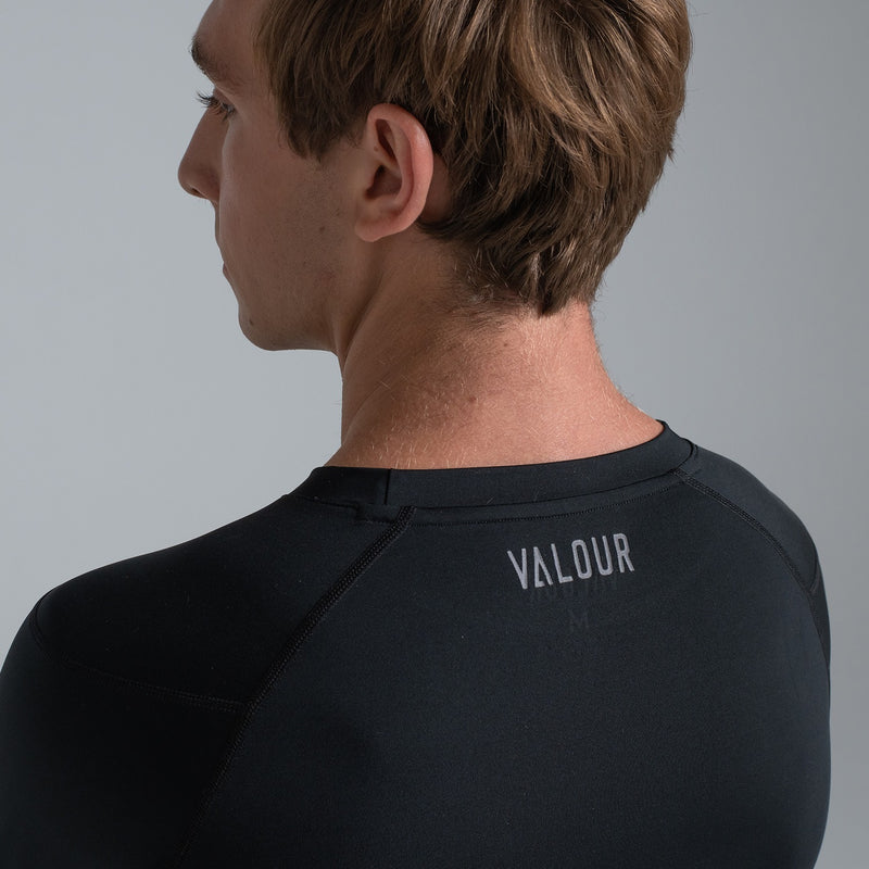 Valour Compression - Men's Black Long Sleeve Top