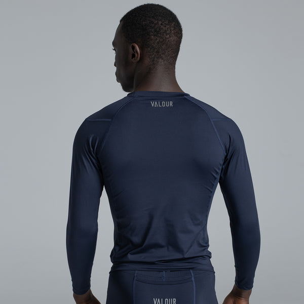 Valour Compression - Men's Ink Long Sleeve Top