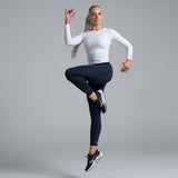 Valour Compression - Women's White Long Sleeve Top