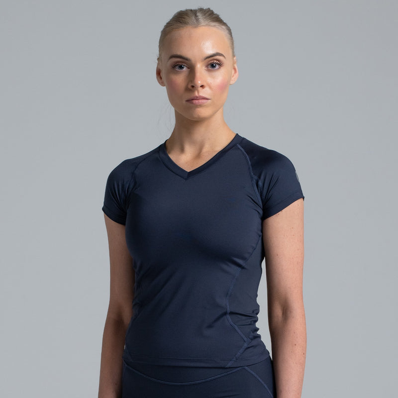 Valour Compression - Women's Ink Short Sleeve Top