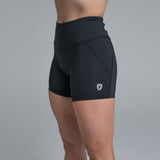Valour Compression - Women's Black 5" Short Tights
