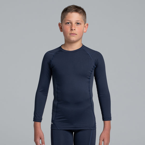 Valour Compression - Boy's Ink Long Sleeve Top