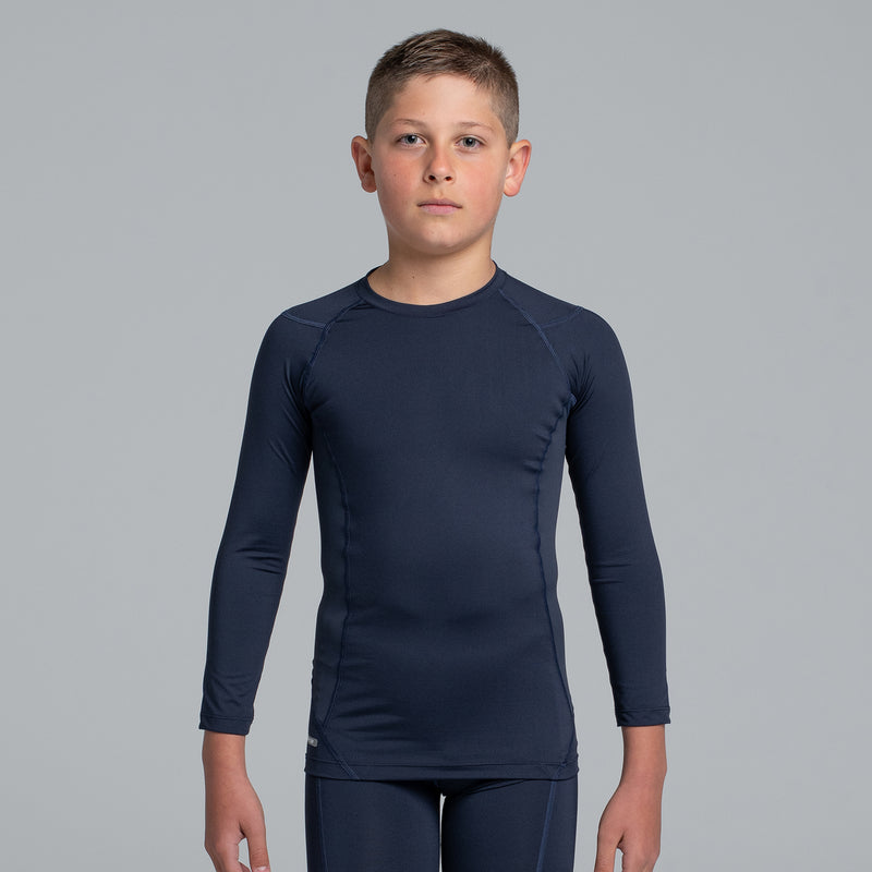 Valour Compression - Boy's Ink Long Sleeve Top