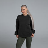 Valour Active Time Out Embossed Crew - Black