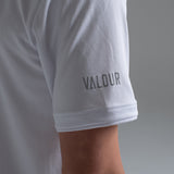 Valour Active Men's White Polo