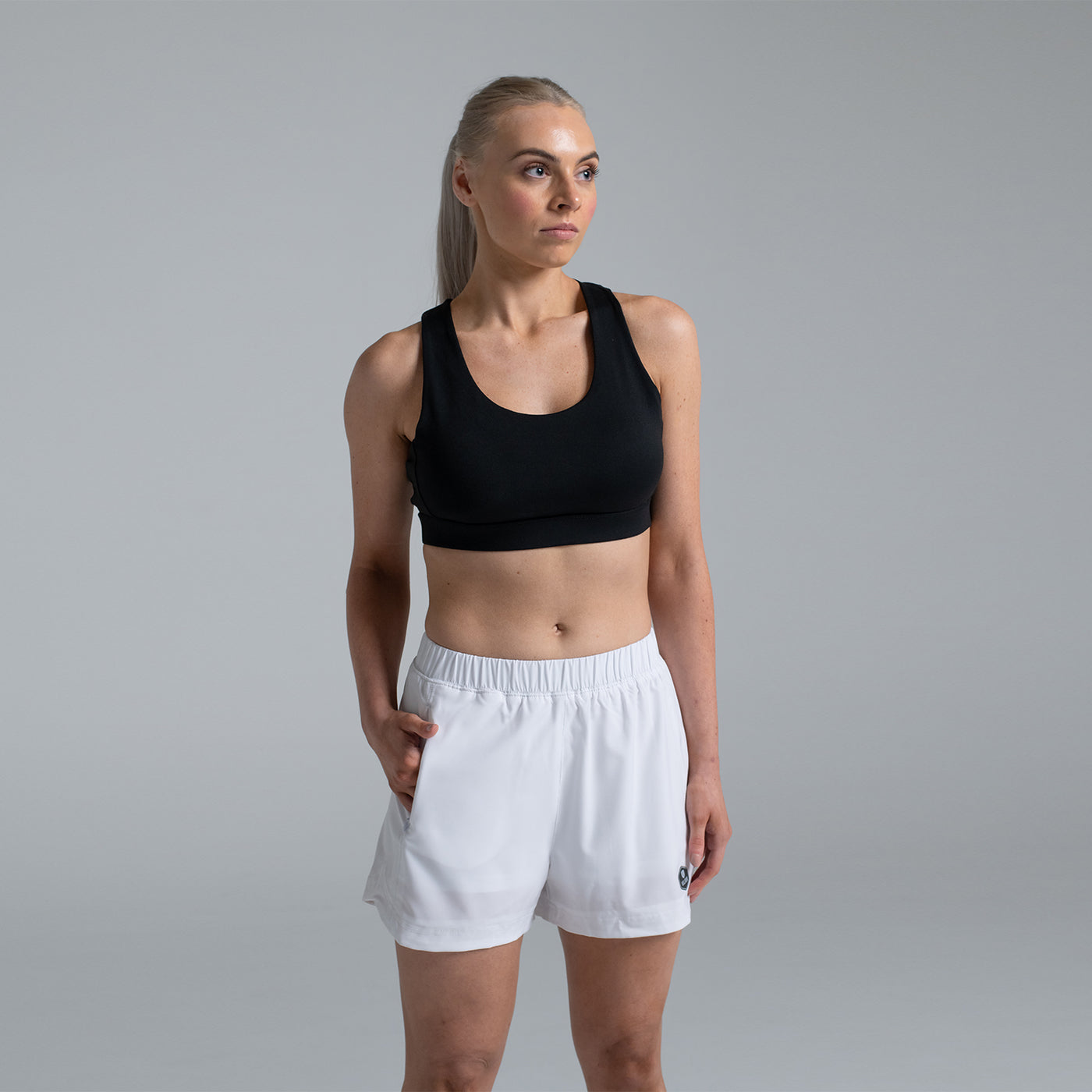 White volleyball shorts discount