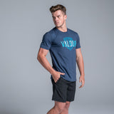 Valour Unisex Navy Shield Tee