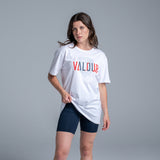 Valour Unisex White Shield Tee