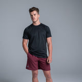 Valour Active Men's Classic Short - Wine