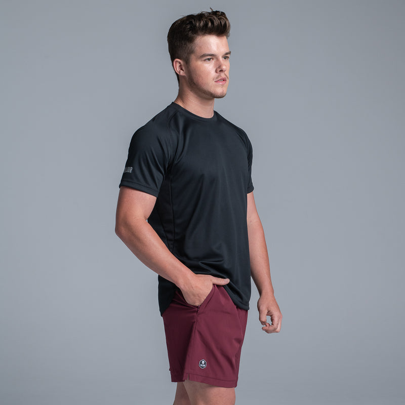 Valour Active Men's Classic Short - Wine