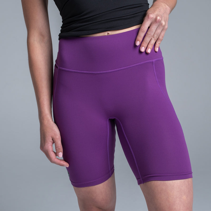 Valour Active Ultimate Brushed Lycra Training Short 9" - Grape