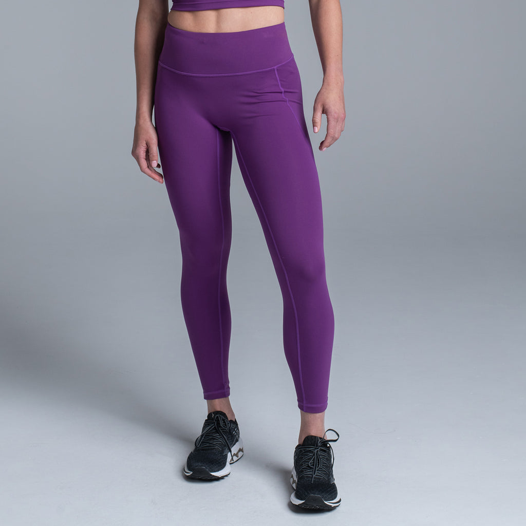 Valour Active Ultimate Brushed Lycra 7/8 Tight - Grape – Valour Sport