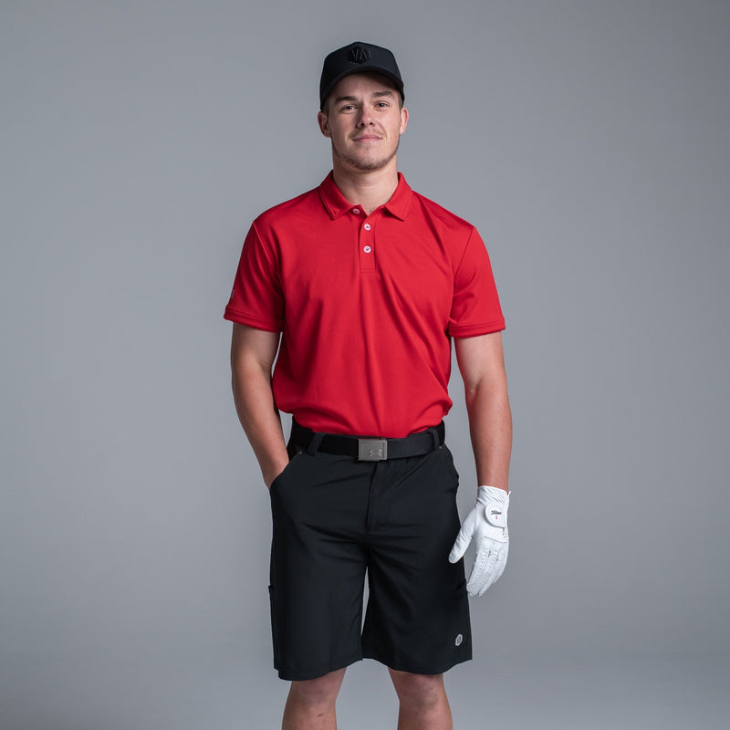 Valour Active Men's Red Polo