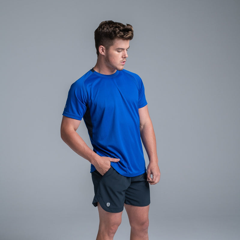 Valour Active Apex Tee - Ocean Blue