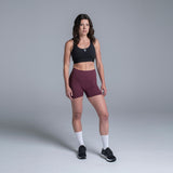 Valour Active Ultimate Brushed Lycra Training Short 5" - Burgundy