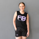 Queensland Firebirds Family Black Tank