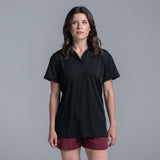 Valour Active Women's Polo - Black