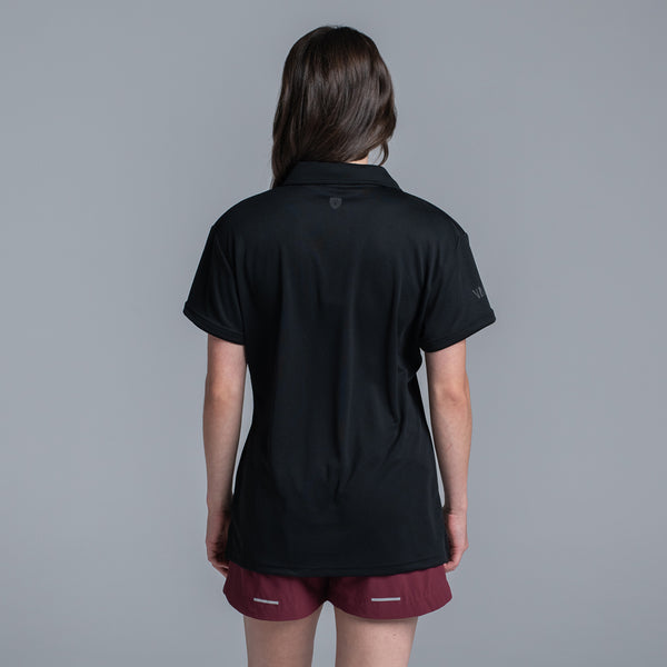 Valour Active Women's Polo - Black