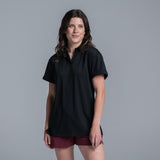 Valour Active Women's Polo - Black