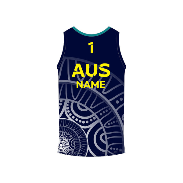 AYCG Unisex Competition Beach Volleyball Singlet - Ink