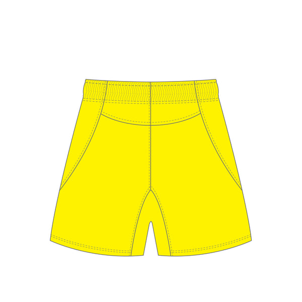 AYCG Women's Competition Rugby Shorts - Yellow