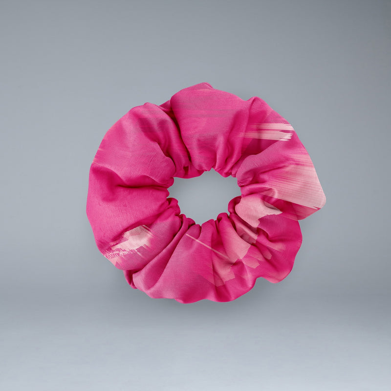 Thunderbirds Scrunchies Pink White