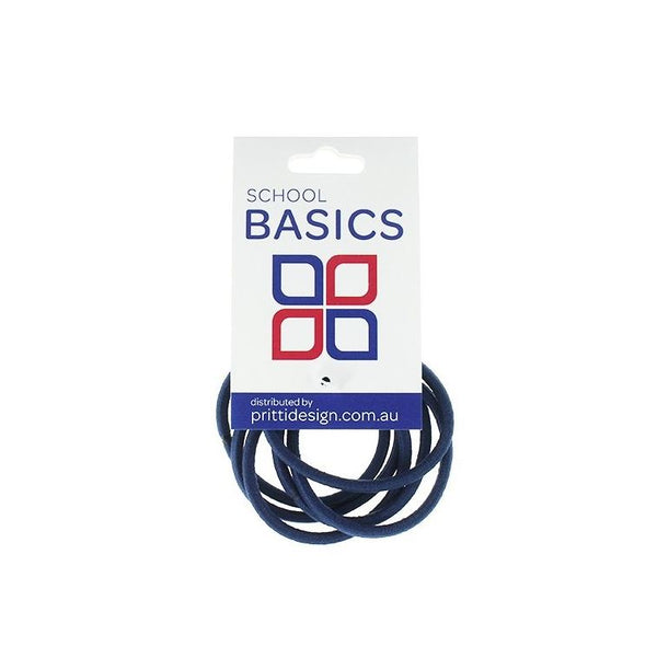 Sherwood RPS Snag Free Navy Elastics - 8 Pack