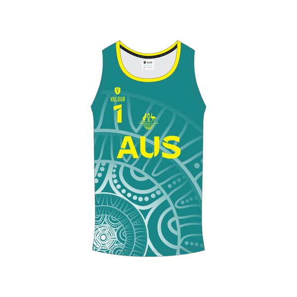 AYCG Unisex Competition Beach Volleyball Singlet - Green