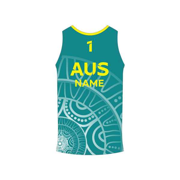 AYCG Unisex Competition Beach Volleyball Singlet - Green