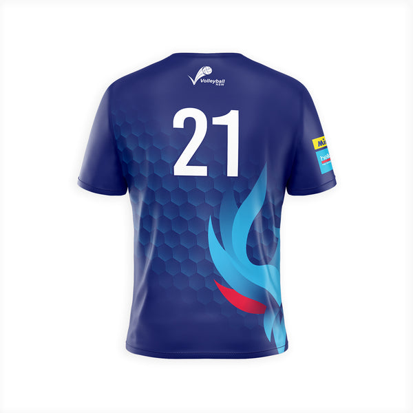 Volleyball NSW Men's State Tee - Navy