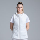 Valour Active Women's Summit Puffer Vest - White