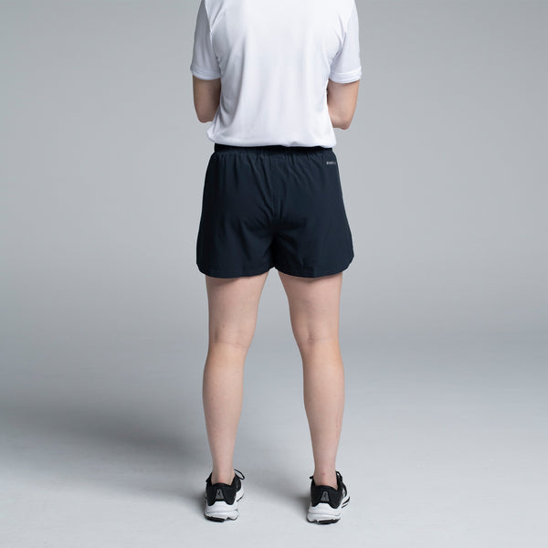 Valour Active Women's Shorts - Ink with Cotton Brief