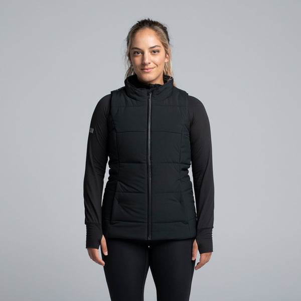 Valour Active Women's Summit Puffer Vest - Black