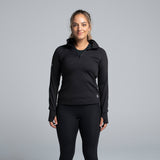 Valour Active Sprint Half Zip Top-Black