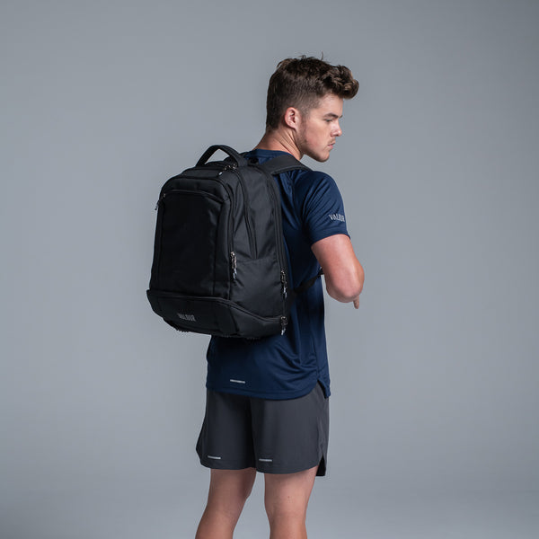 Valour Large Black Backpack