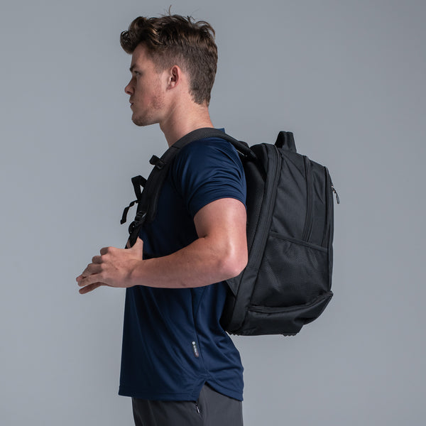 Valour Large Black Backpack