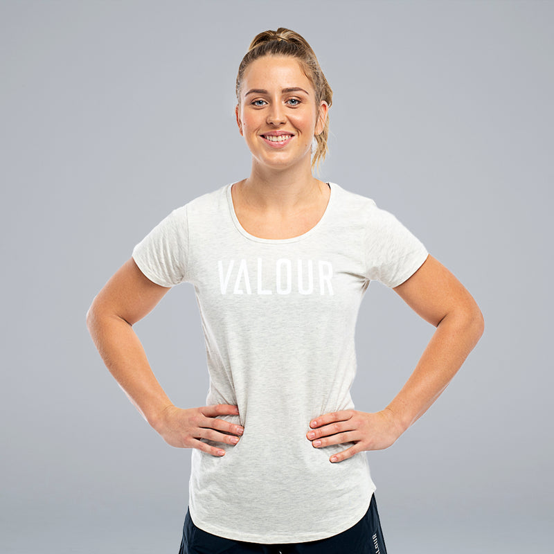 Valour Brand Tee-Oatmeal