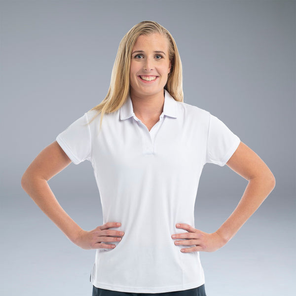 Valour Active Women's Polo - White