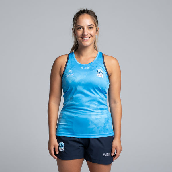 Netball NSW State Titles Training Singlet Light Blue – Valour Sport