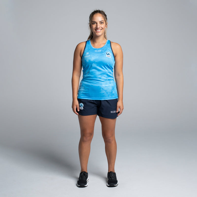 Netball NSW State Titles Training Singlet - Light Blue