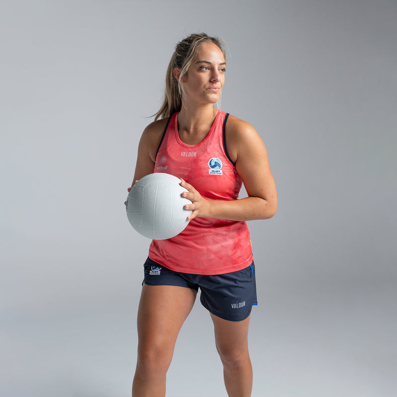 Netball NSW State Titles Training Singlet - Coral