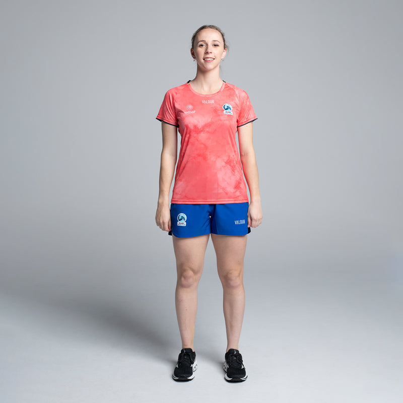 Netball NSW State Titles Training Tee - Coral